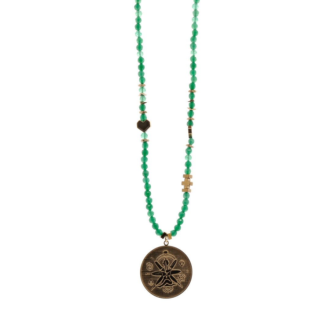 Wear the Power of Jade - Handmade Necklace for Inner Harmony and Comfort.