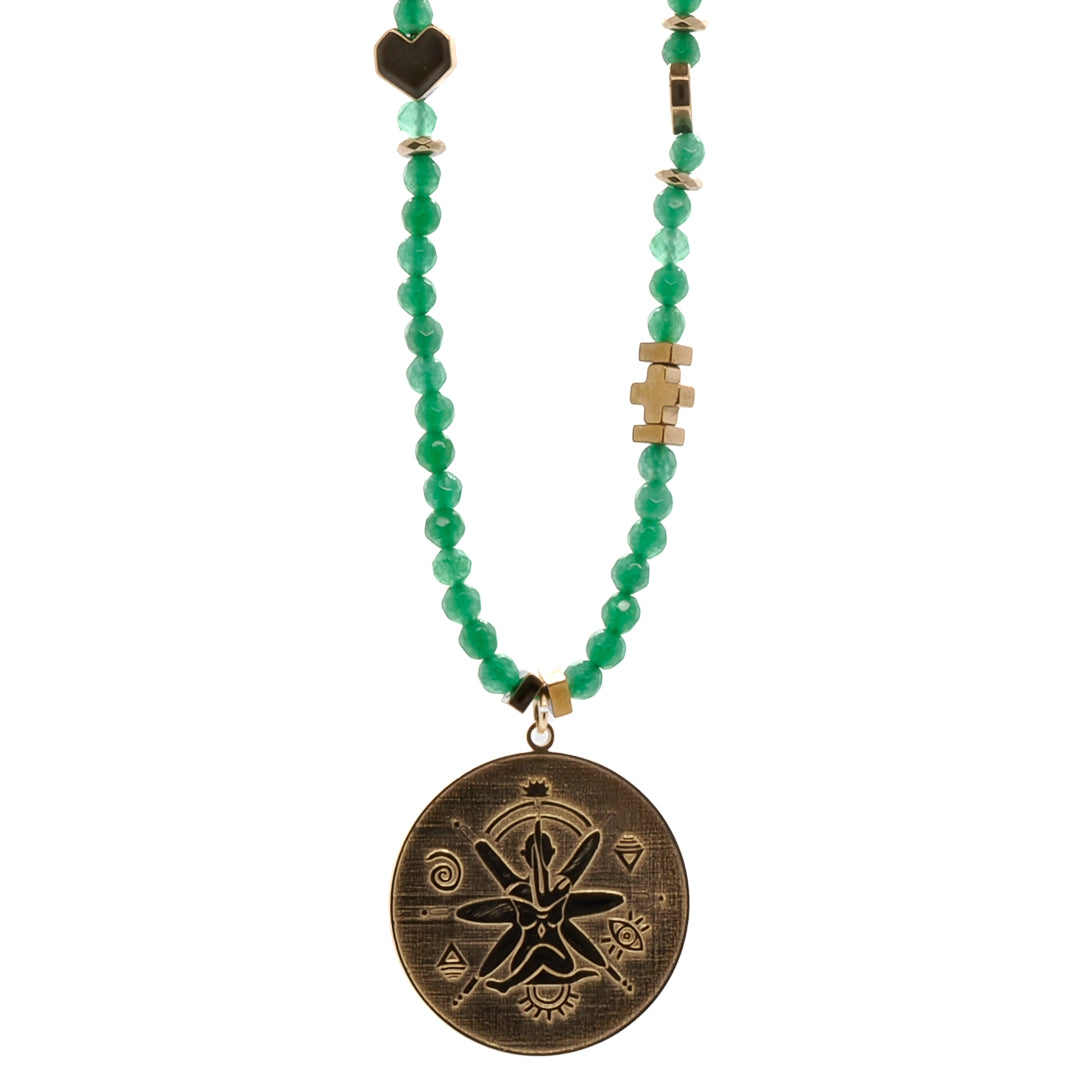 Embrace Inner Harmony - The Handmade Jade Necklace Resonates with All Energy Centers of the Body.