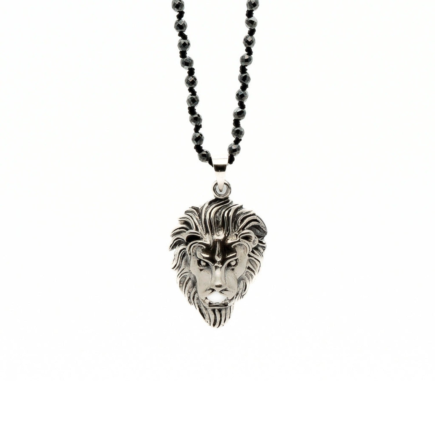 Silver Leo Necklace - Symbol of Strength and Leadership.