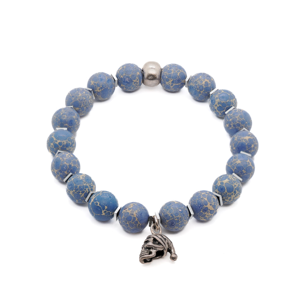 Blue Variscite Stone Beads - Calming Properties.