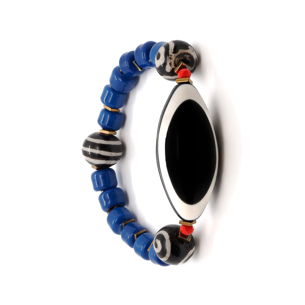 Feel the energy and protection of the Third Eye Tibetan Bracelet, designed with attention to detail and vibrant colors.