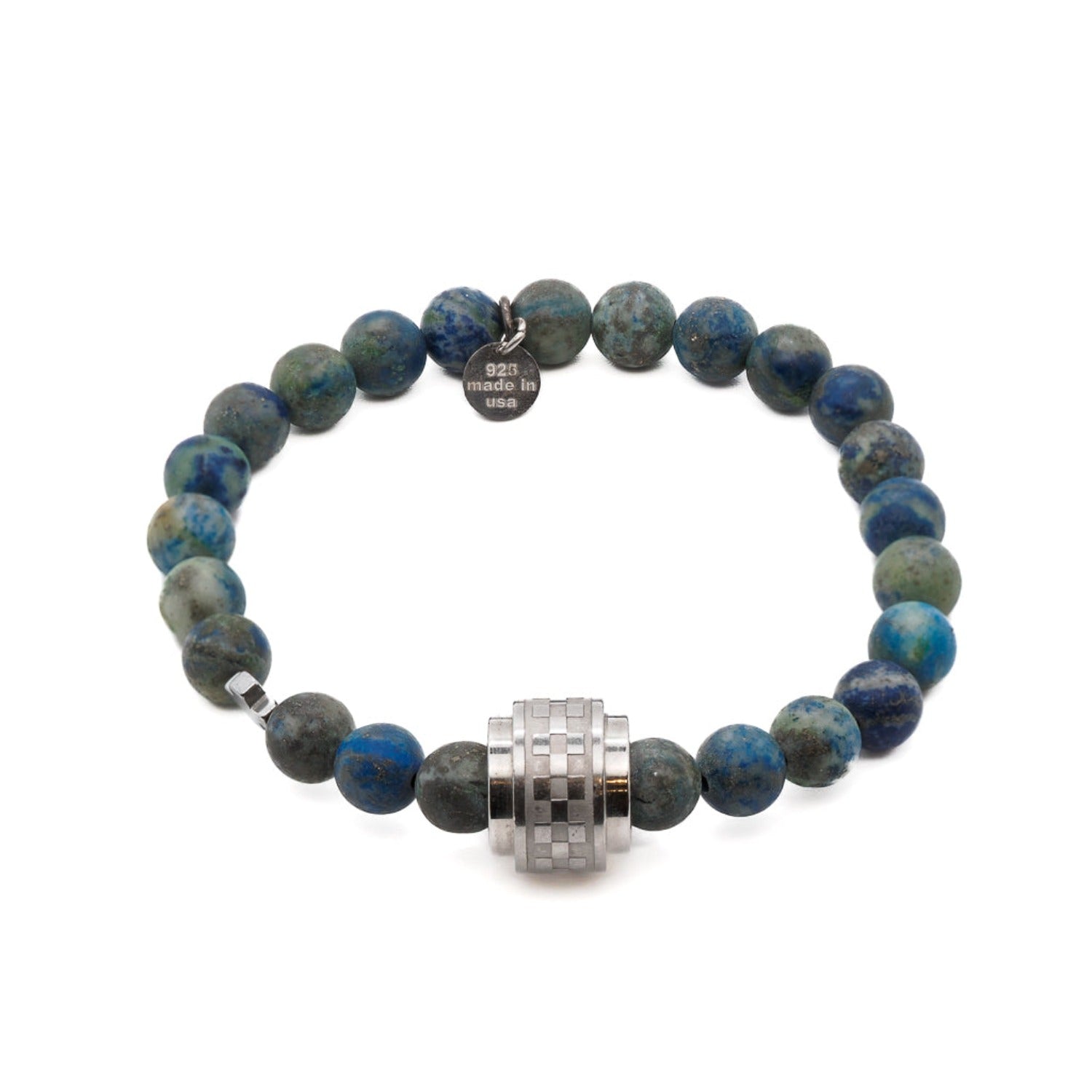 Third Eye Azurite Bracelet - Handmade Accessory for Spiritual Awareness.