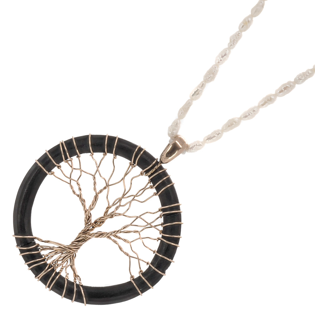 Ebru Jewelry Fine Jewelry Series - Unique Tree Of Life design symbolizing fertility and rebirth.
